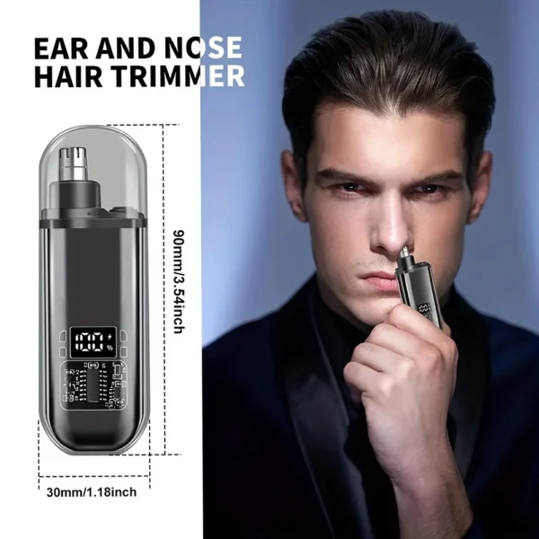 USB charging nose and ear hair trimmer - Image 4
