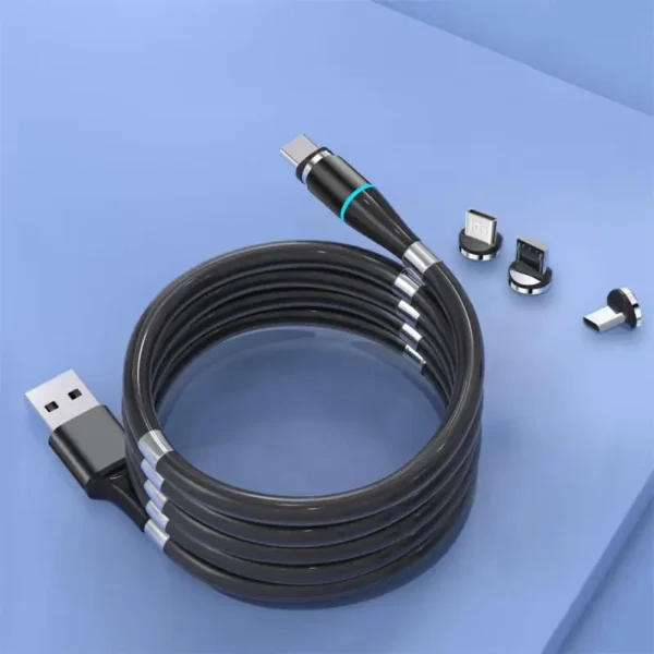 2.4A Magnetic Fast Charging Cable (Type-C & Micro USB) - Image 5
