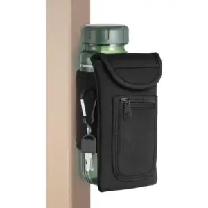 Magnetic Water Bottle Holder with Mobile Phone Pocket
