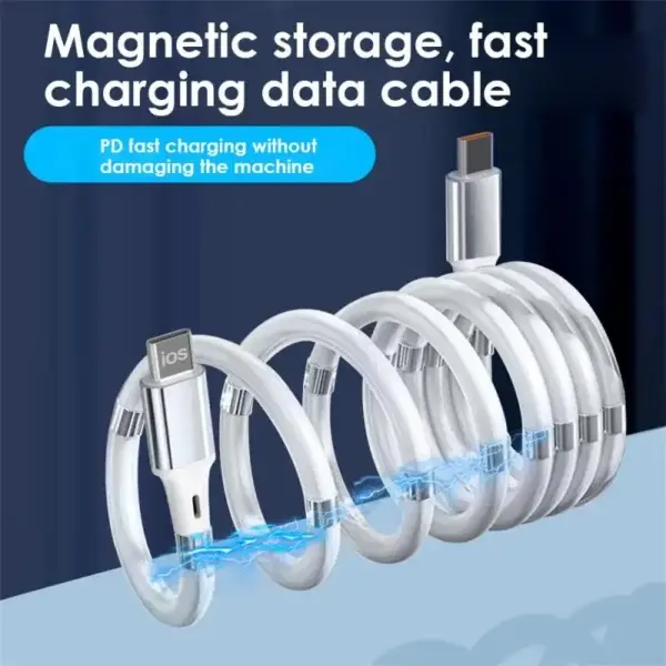 2.4A Magnetic Fast Charging Cable (Type-C & Micro USB) - Image 2