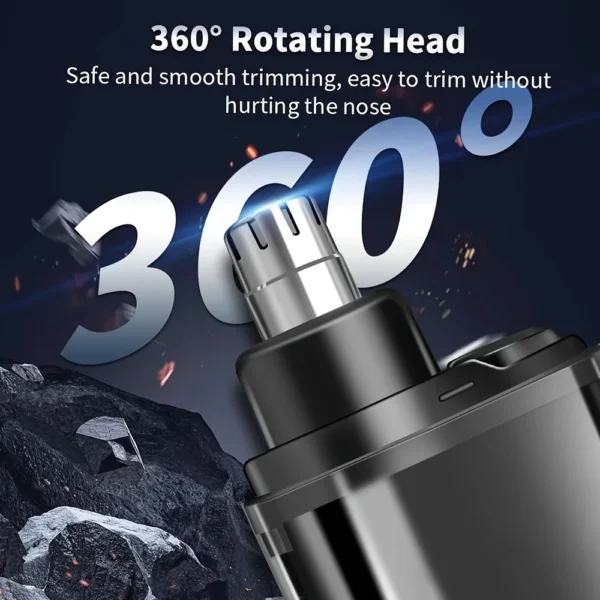 USB charging nose and ear hair trimmer - Image 5