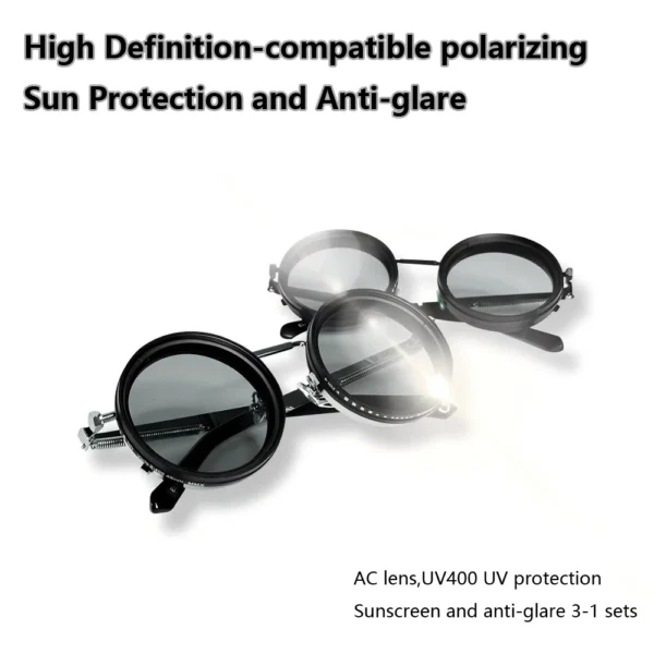 Polarized Adjustable UV400 Dimming Sun Glasses - Image 2
