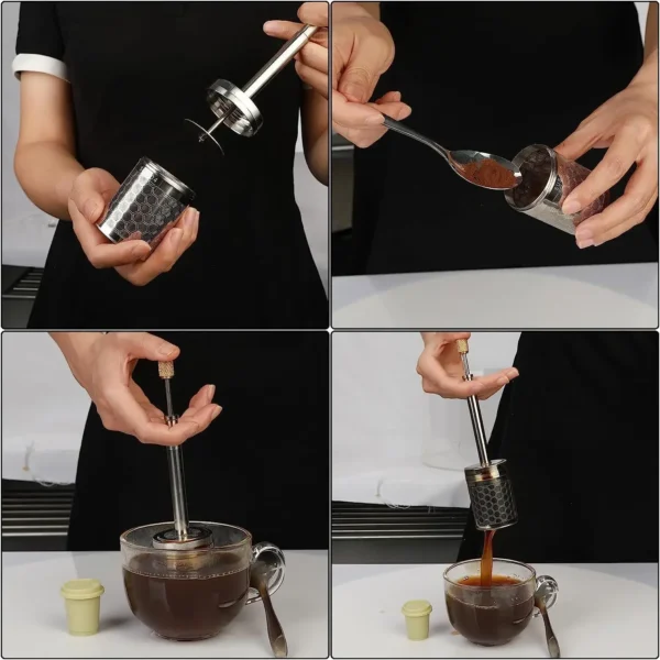 Reusable Stainless Steel Coffee and Tea Filter - Image 3