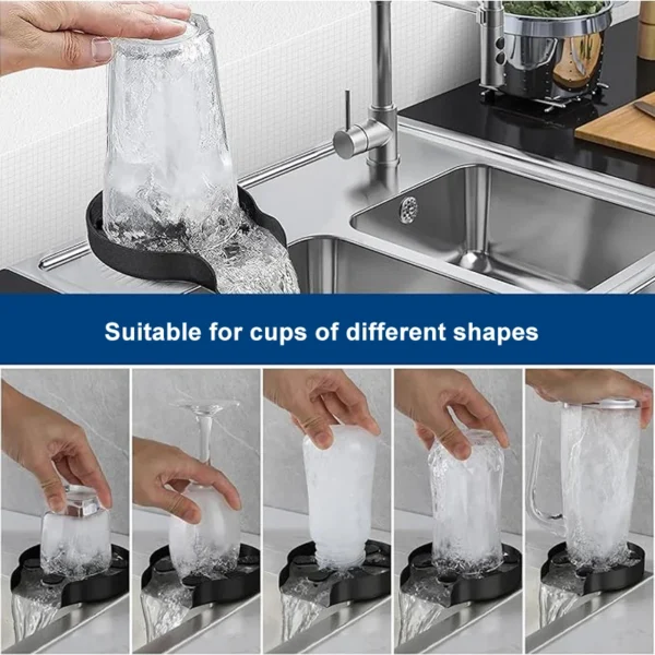 High Pressure Stainless Steel 360° Rotary Glass Rinser - Image 10