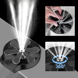 High Pressure Stainless Steel 360° Rotary Glass Rinser